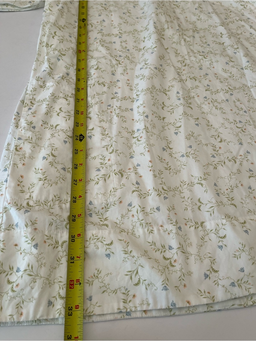 Julia Berolzheimer x LAKE cotton poplin dress gathered sleeves, spring vine, M - Picture 7 of 9